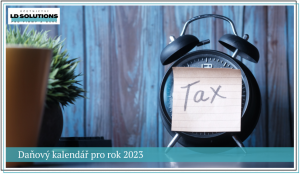Daňový kalendář na rok 2023